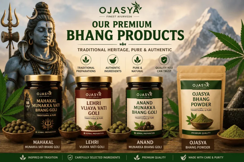 Ojasya Bhang Products complete guide to traditional preparations