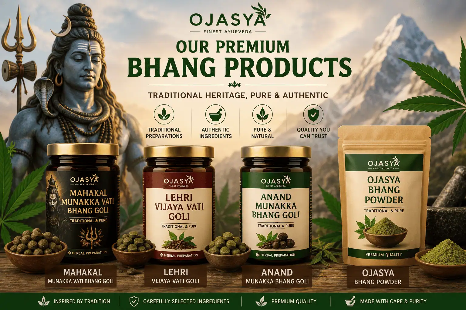 Ojasya Bhang Products complete guide to traditional preparations
